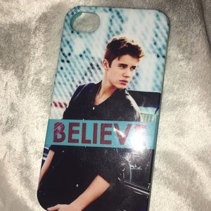iPhone 4 case Justin Bieber